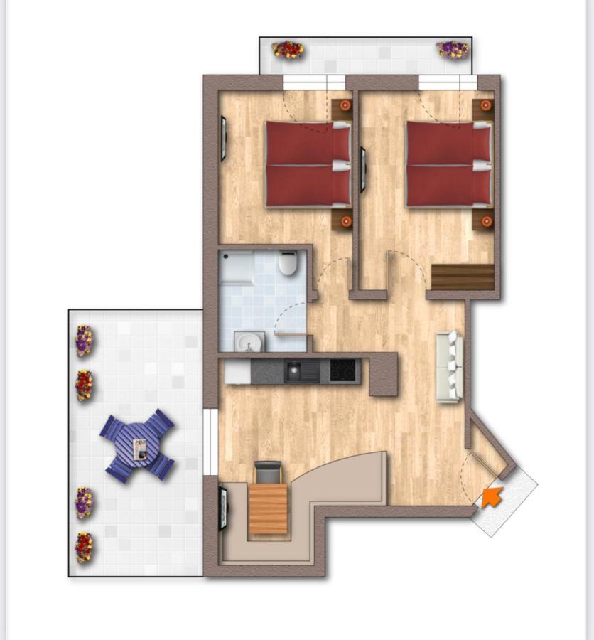 צל אם צילר Appartments Das Franzal מראה חיצוני תמונה