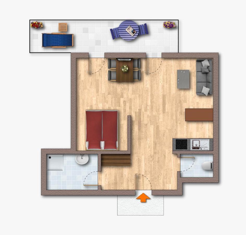 צל אם צילר Appartments Das Franzal מראה חיצוני תמונה